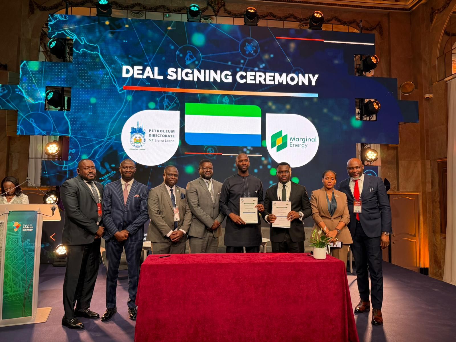 Sierra Leone Signs Offshore Petroleum License with Marginal Energy